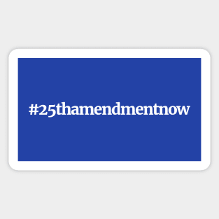 25th Amendment Now Hashtag Sticker